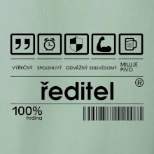 Čárový kód - Ředitel