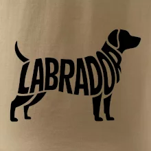Labrador nápis v těle