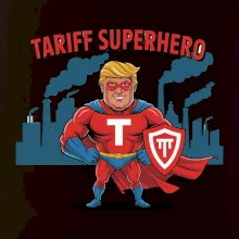 Tariff Superhero Trump