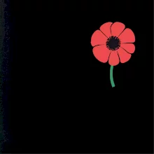 Vlčí mák ikonka na prsu