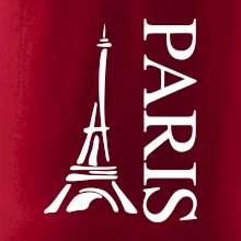 Paris nápis Eiffelovka na výšku Paris nápis Eiffelovka na výšku