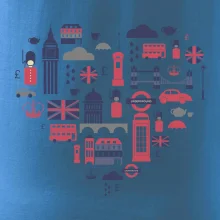 Anglie symboly srdce