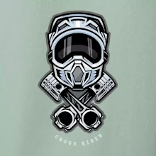 Cross rider písty helma