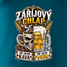 Záříjový chlap -  do 16 káva  od 16 pivo