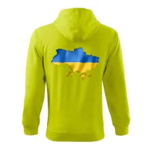 Ukrajina vlajka mapa Ukrajina vlajka mapa