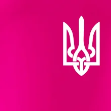 Ukrajina trojzubec prso