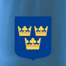 Švédský znak tři korunky velký