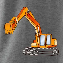 Bagr bez nápisu oranžový