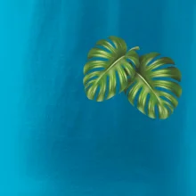 Monstera listy na prsu