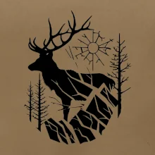 Jelen v lese křivky