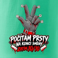 Řezník počítám prsty na konci směny