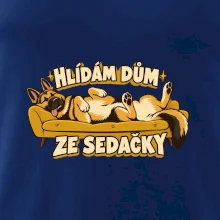 Hlídám dům ze sedačky - vlčák