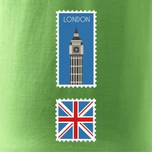 Londýn známka barevná