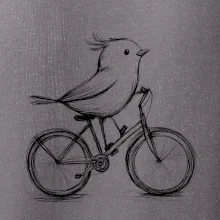 Ptáček na kole