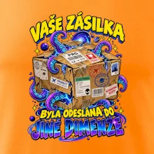 Vaše zásilka byla odeslána do jiné dimenze