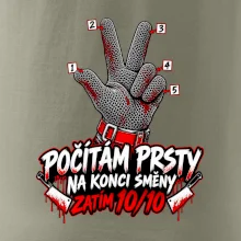 Řezník počítám prsty na konci směny