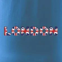 Nápis London vlajka