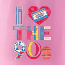 I love 90s - srdce a kazeta