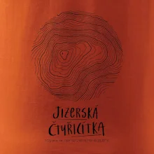Jizerská čtyřicítka - vrstevnice v kruhu