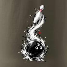 Bowling japonská štětcová malba