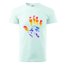 LGBT hand print