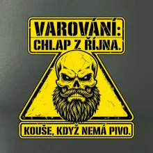 Varování chlap z října kouše když nemá pivo
