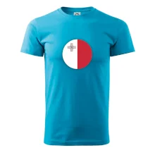 Vlajka Malta kulatá velká