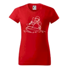 Kajak na vodě jedním tahem