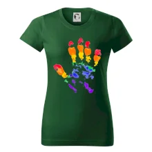 LGBT hand print