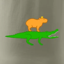 Kapybara na krokodýlovi (Moňas)