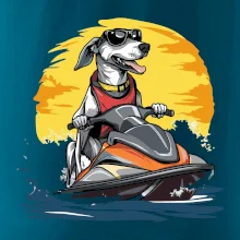 Chrt na vodním skútru