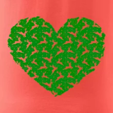 Vánoční jeleni v srdci