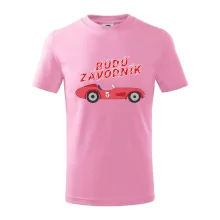 Budu závodník červené staré auto