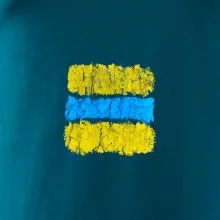 Turistická Cyklo značka - žluto modrá