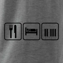 Eat sleep piano v řadě