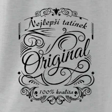 Vintage nejlepší tatínek 100% kvalita