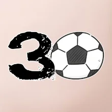 Fotbal kulaté narozeniny 30