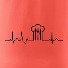 EKG kuchař čepice a příbory