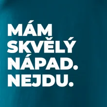 MÁM SKVĚLÝ NÁPAD. NEJDU.