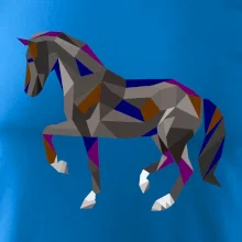 Kůň geometrie barevný