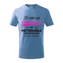 Je těžké být princezna - motorkářka