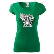 Mýval hraje tenis kreslený