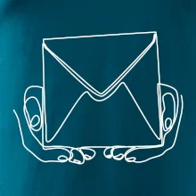 Obálka pošták jedním tahem