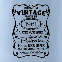 Vintage Etiketa - 1961