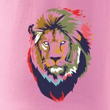 Hlava lva kreslená jednoduchá