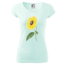 Slunečnice otočená