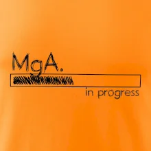 In progress titul MgA.  magistr / magistra umění