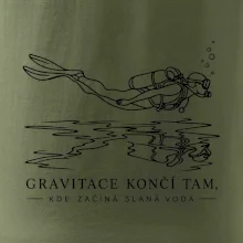 Gravitace končí ve slané vodě