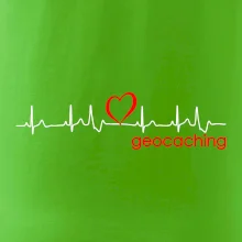 Moje srdce bije pro Geocaching -text