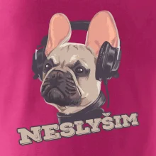 Francouzský buldoček neslyším